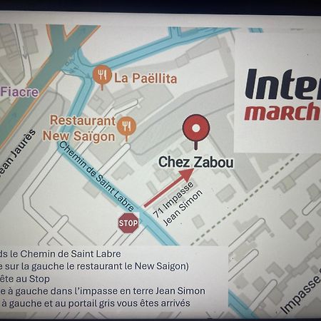 "Chambre" Chez Zabou Carpentras Esterno foto